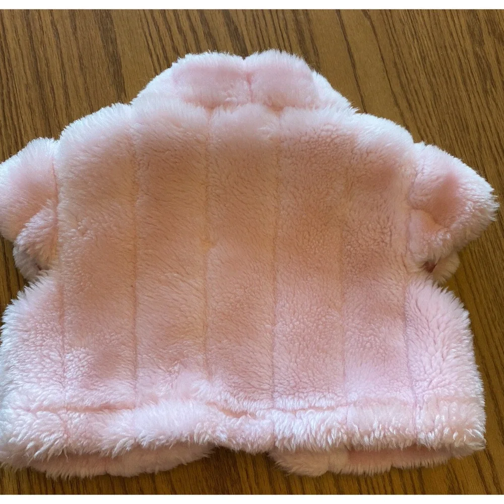 THE CHILDRENS PLACE INFANT GIRLS 24 MONTHS PINK FUZZY EASTER Dress Coat